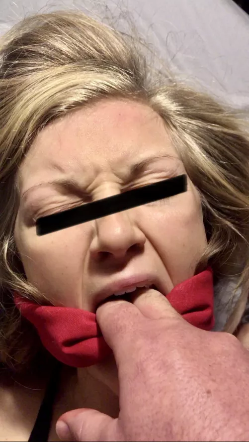 Why not gag her twice? 33F [OC] by PrestigiousPen3361