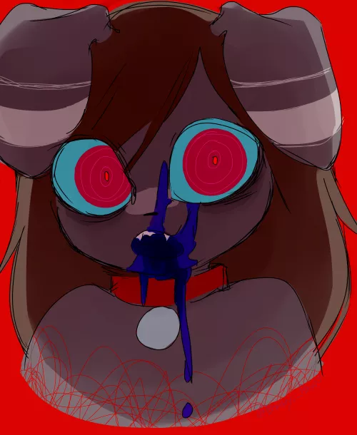 [X] (Art by me) Redraw of a spooky piece for Halloween by BonnyDraws