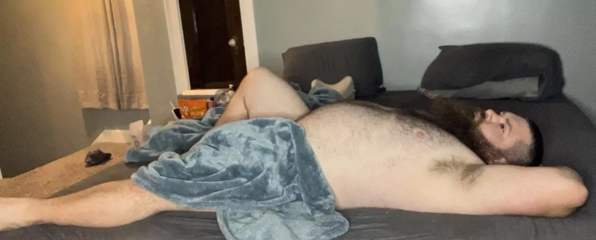 Colder weather means laying in bed naked with a big blanket(31) posted by BigBeardandBelly