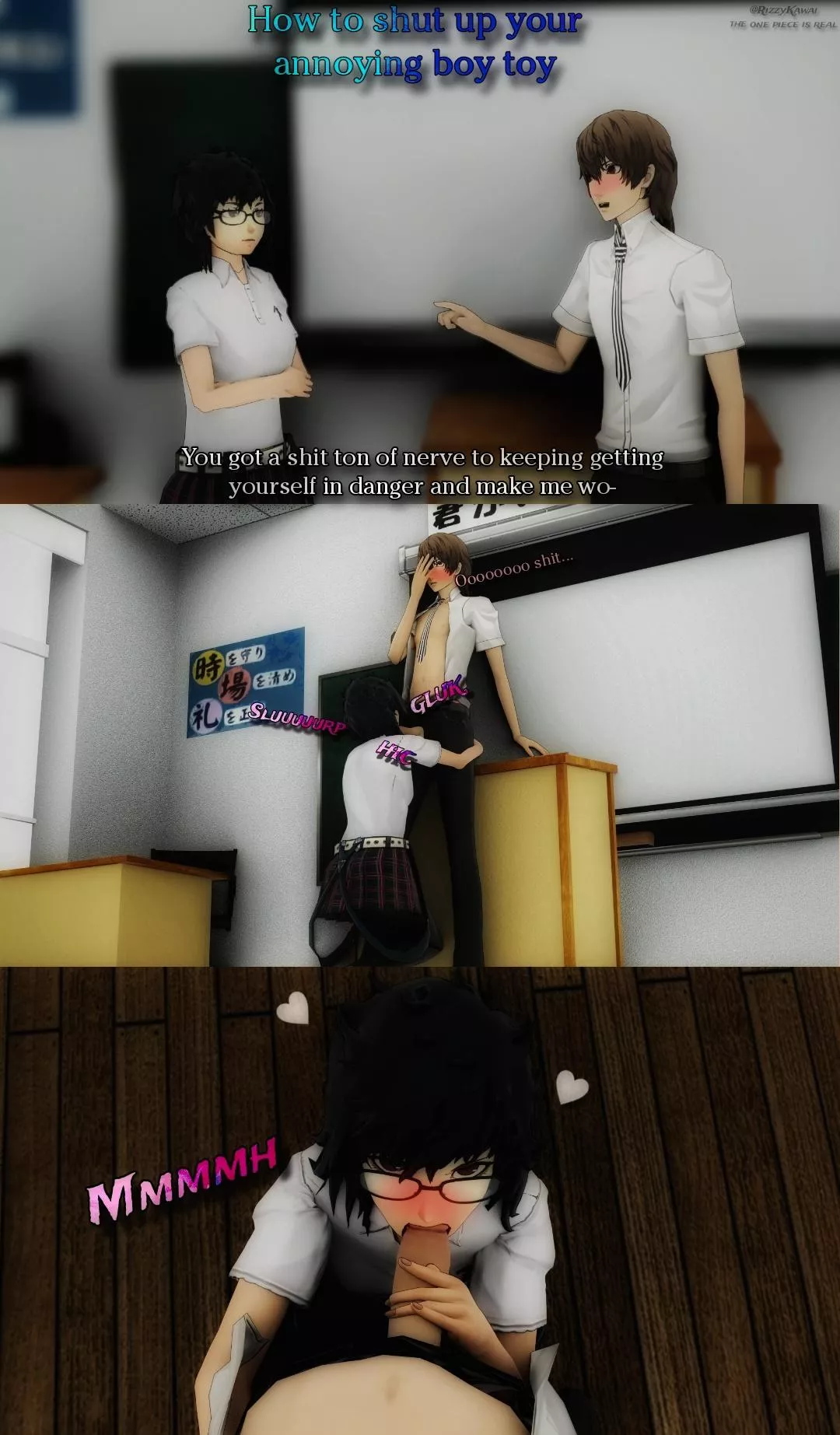 How to shut up your annoying boytoy (@RizzyKawai) posted by DefinitelyNotStrix