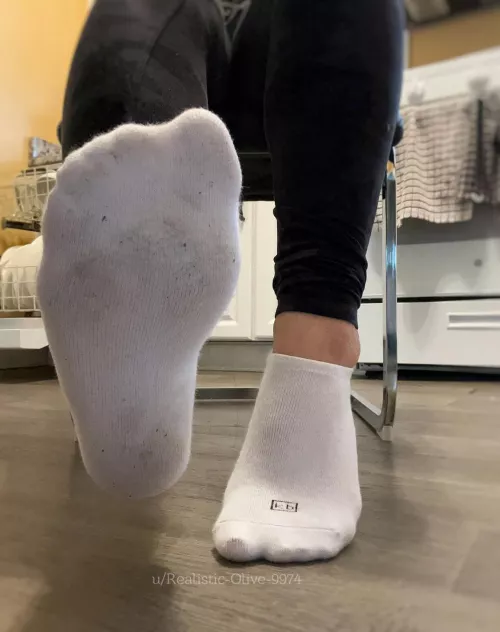 I can’t ever keep my white socks clean! by Realistic-Olive-9974