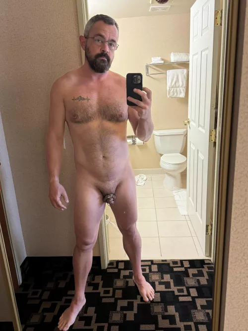 Locked and alone in my hotel room. Cum keep me company! by iowacowboy77