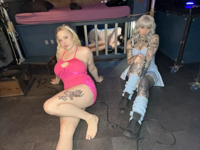 Locktober with his new cage [domme] by JenniferCoope