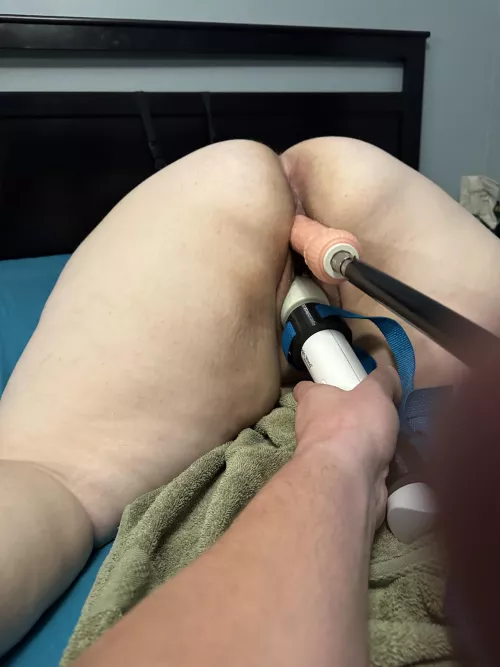 Machine fucks my wife to orgasm by Southern-Sector3875