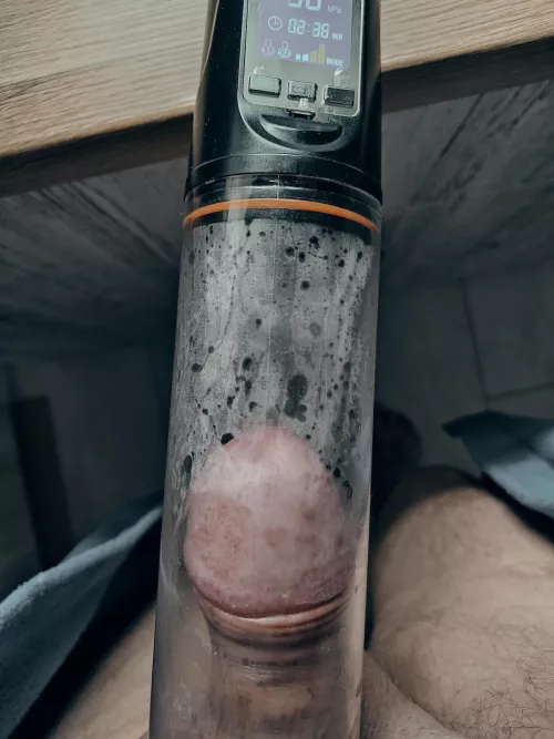 My little friend in the pump. by Brave-Produce3369