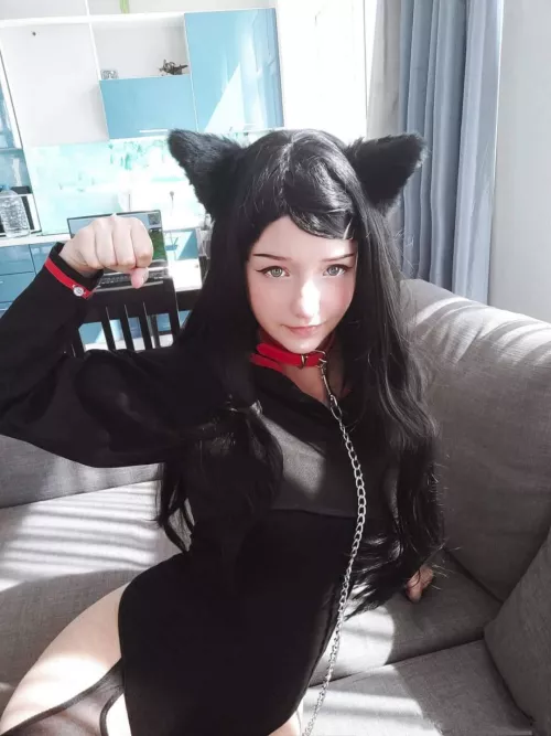 Neko girl want to be petted n.n by AlissaCosplays