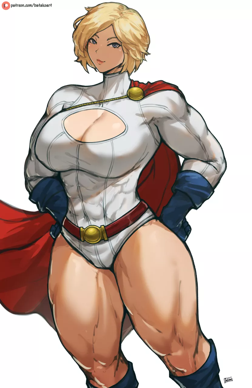 Power Girl [Artist: Batako] posted by ComaOfSouls