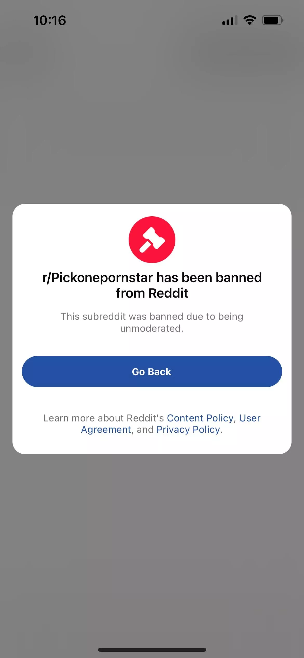 RIP r/PickOnePornstar. Had been messaging that mod for a while to get some things fixed posted by Kinkyfuck-
