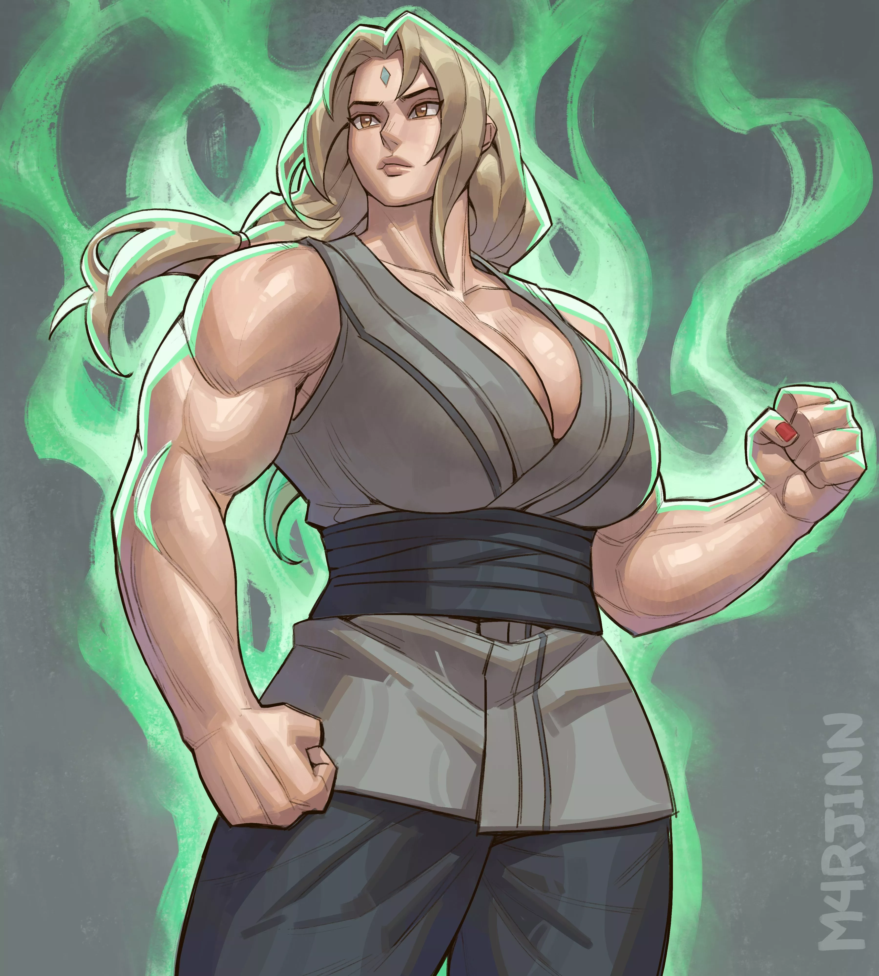 Tsunade (@m4rjinn) [Naruto] posted by TheTMoneyMan