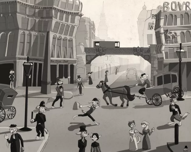 Victorian furries :3 (by me) by Expert_Recover3061