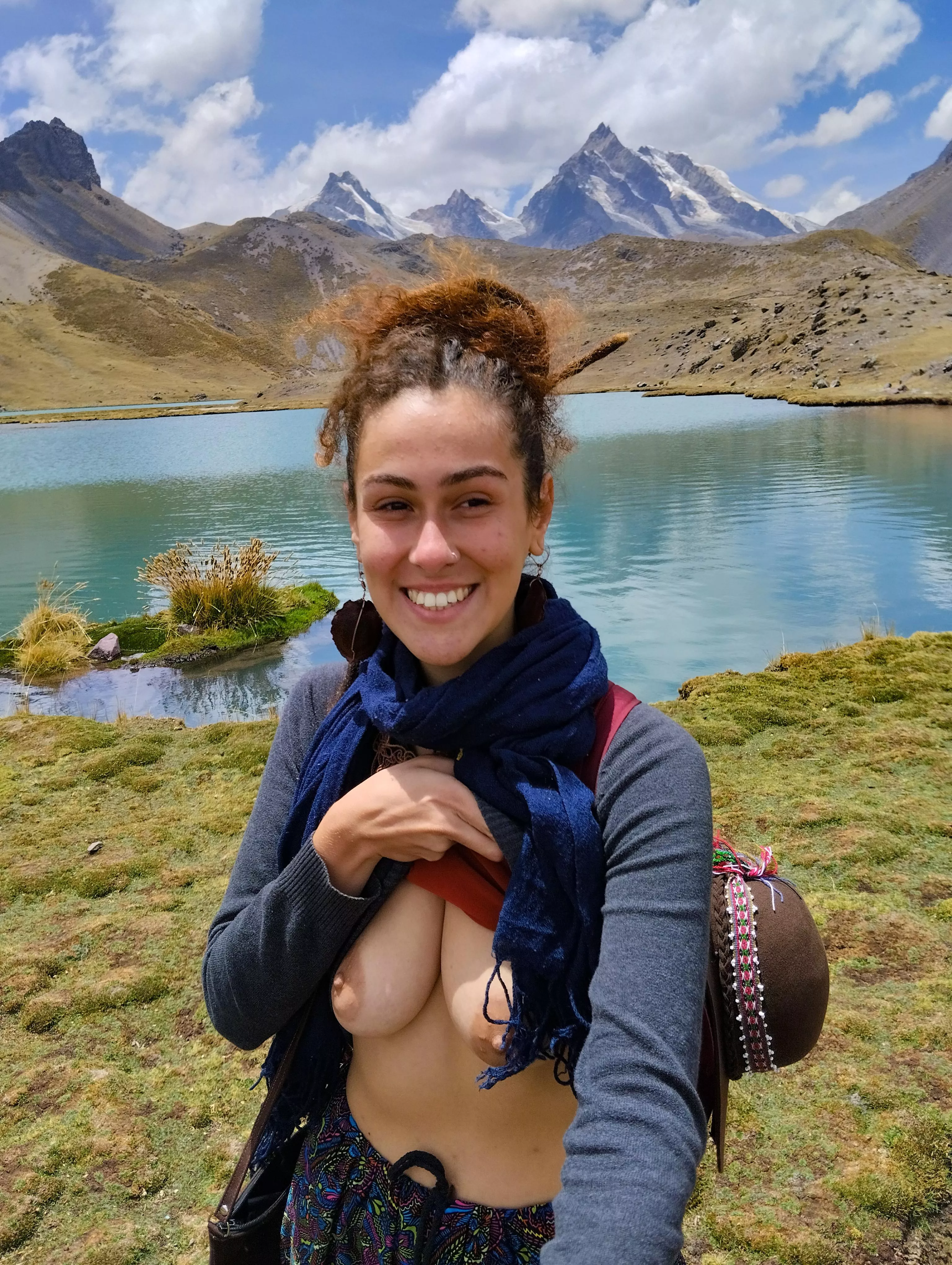 What's more beautiful, the landscape or my tits? posted by Moon-light7