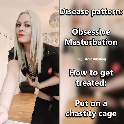 Diagnosis and treatment! by justchastityblog