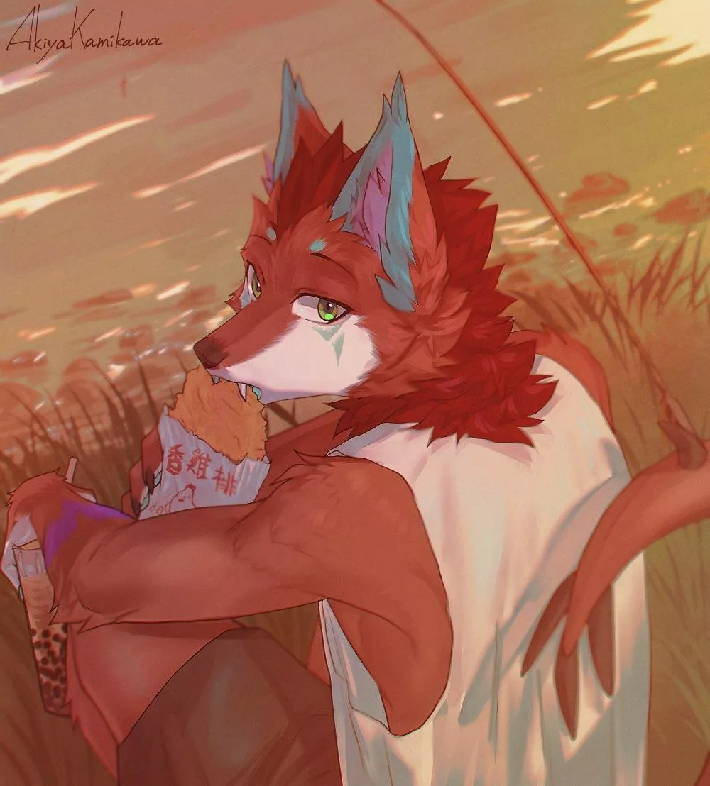 Fishing (by me) posted by AkiyaKamikawa