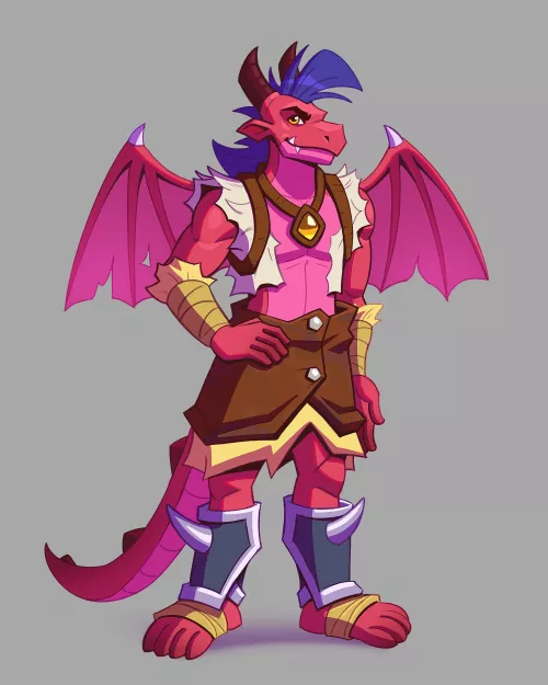 full body art of my oc (made by me) by isacmirandaart