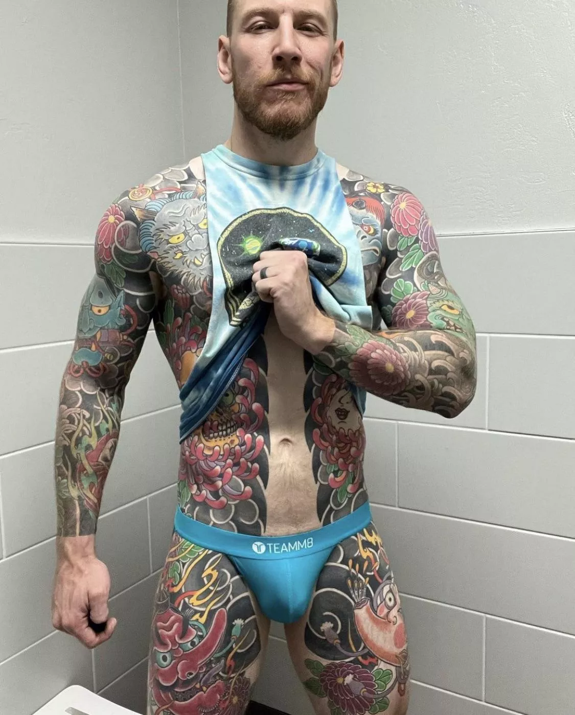 Getting ready for a workout posted by onebigtattoo