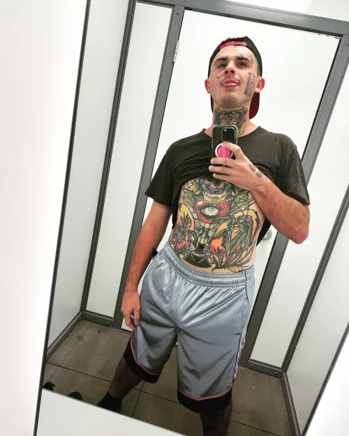 Grey Gym Shorts are the best 😍💕🍆 by davidutah