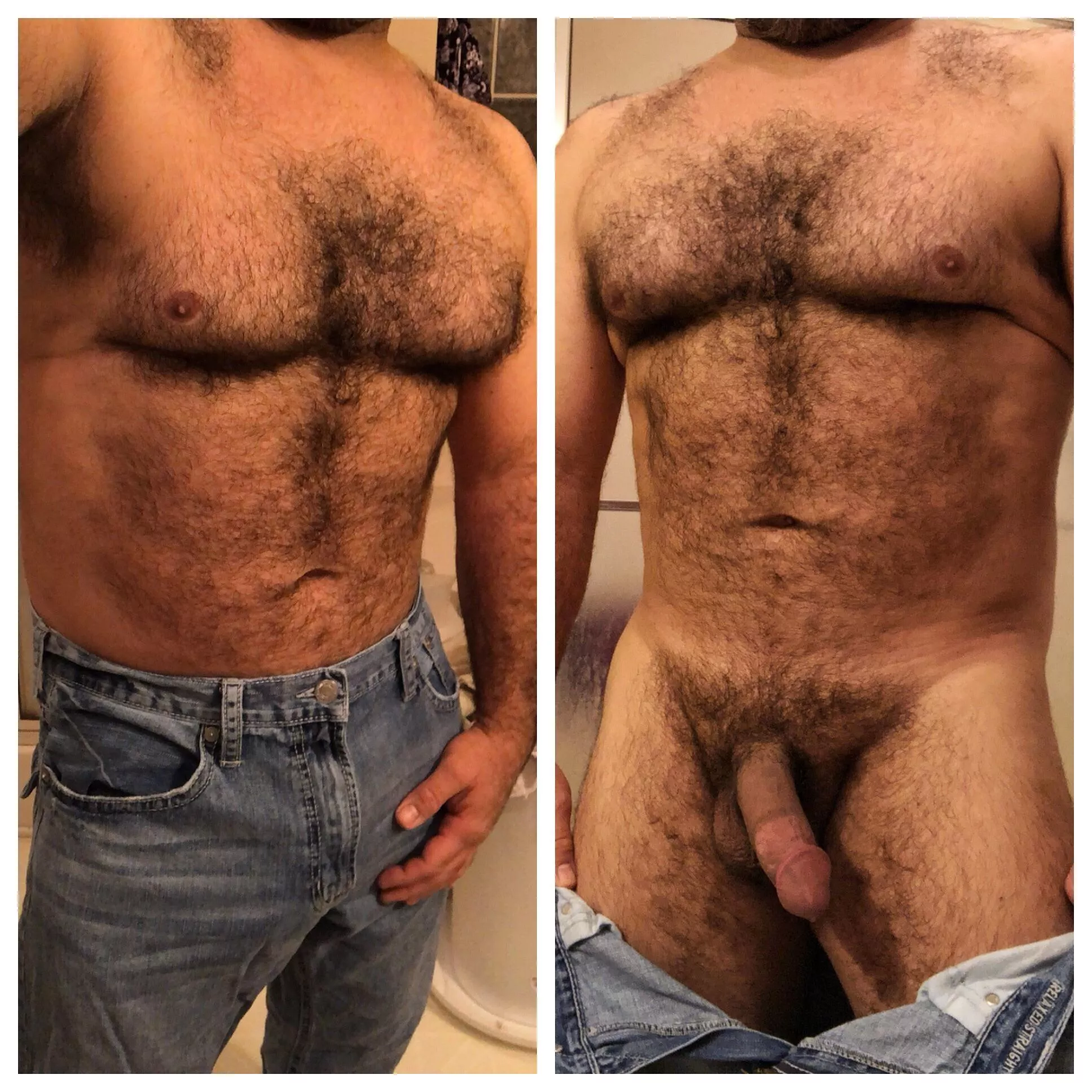 Jeans are always versatile. They look good on and off. posted by rizzo_73