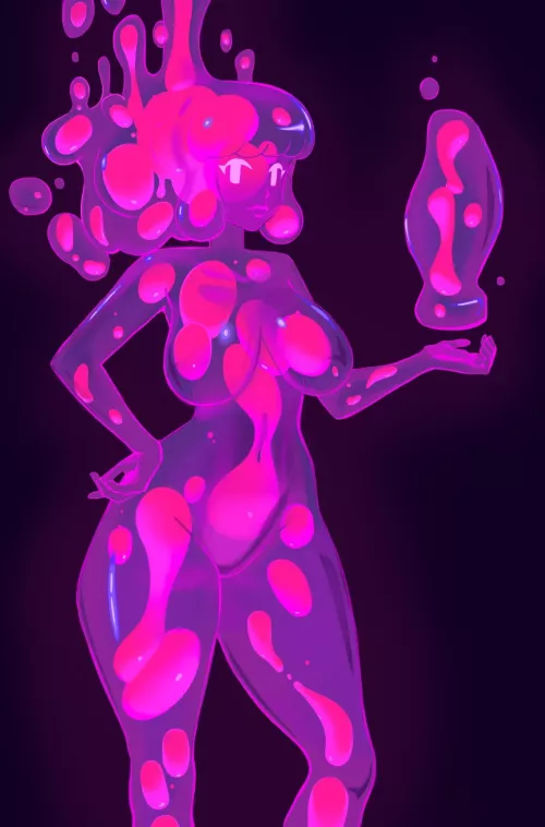 Lava lamp girl [OC] by maouwow-art