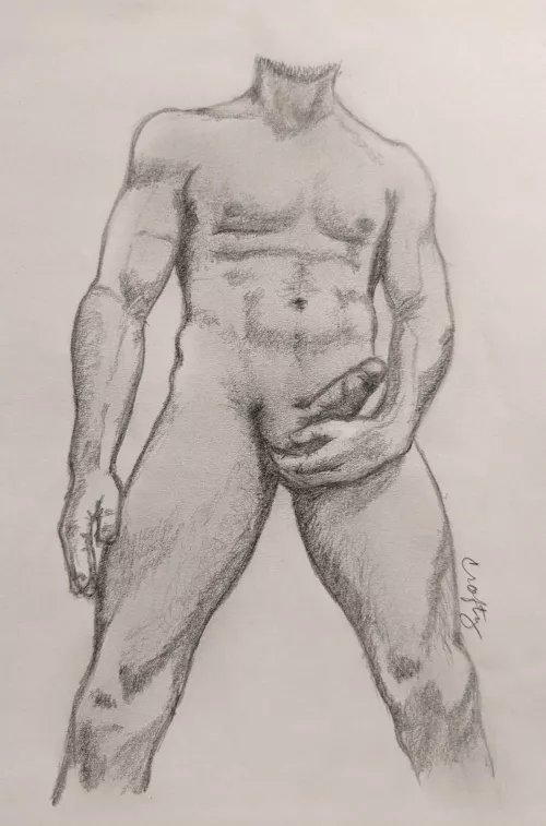 Pencil sketch of Redditor, u/sorta_round_3. Graphite on bristol. by Crafty510