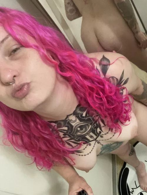 post shower no makeup selfie by s0urbats