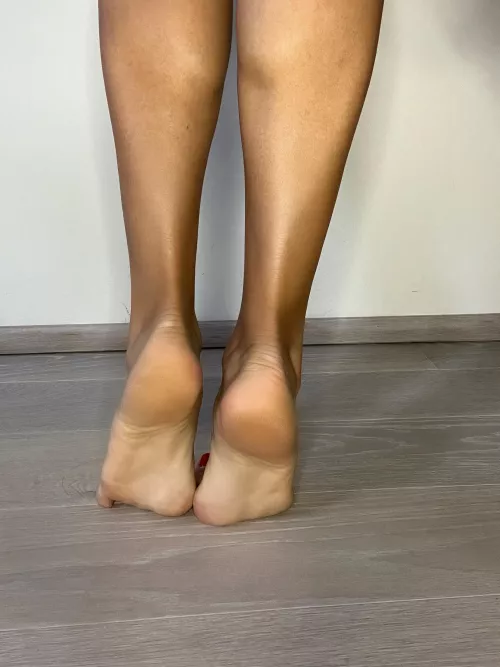 Preparing for full day of heels… Care to join? 😈 by footsiehottie