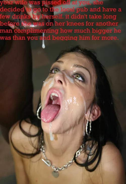 she was so pissed of at you and your pennydick by cancaption4u