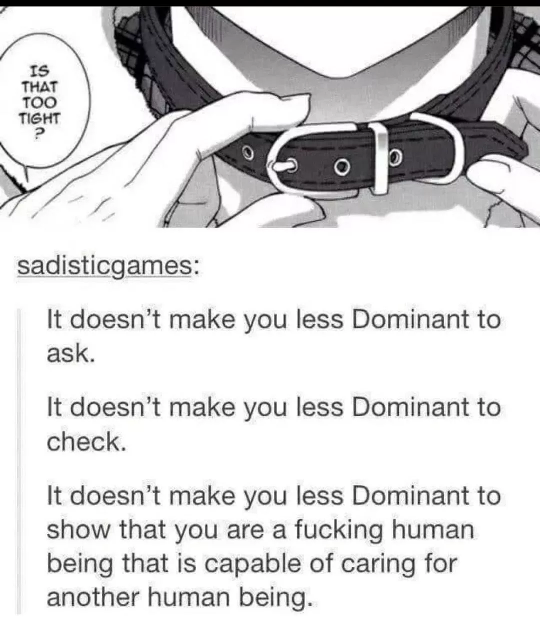 Soft Doms are still doms. posted by DragonMama800