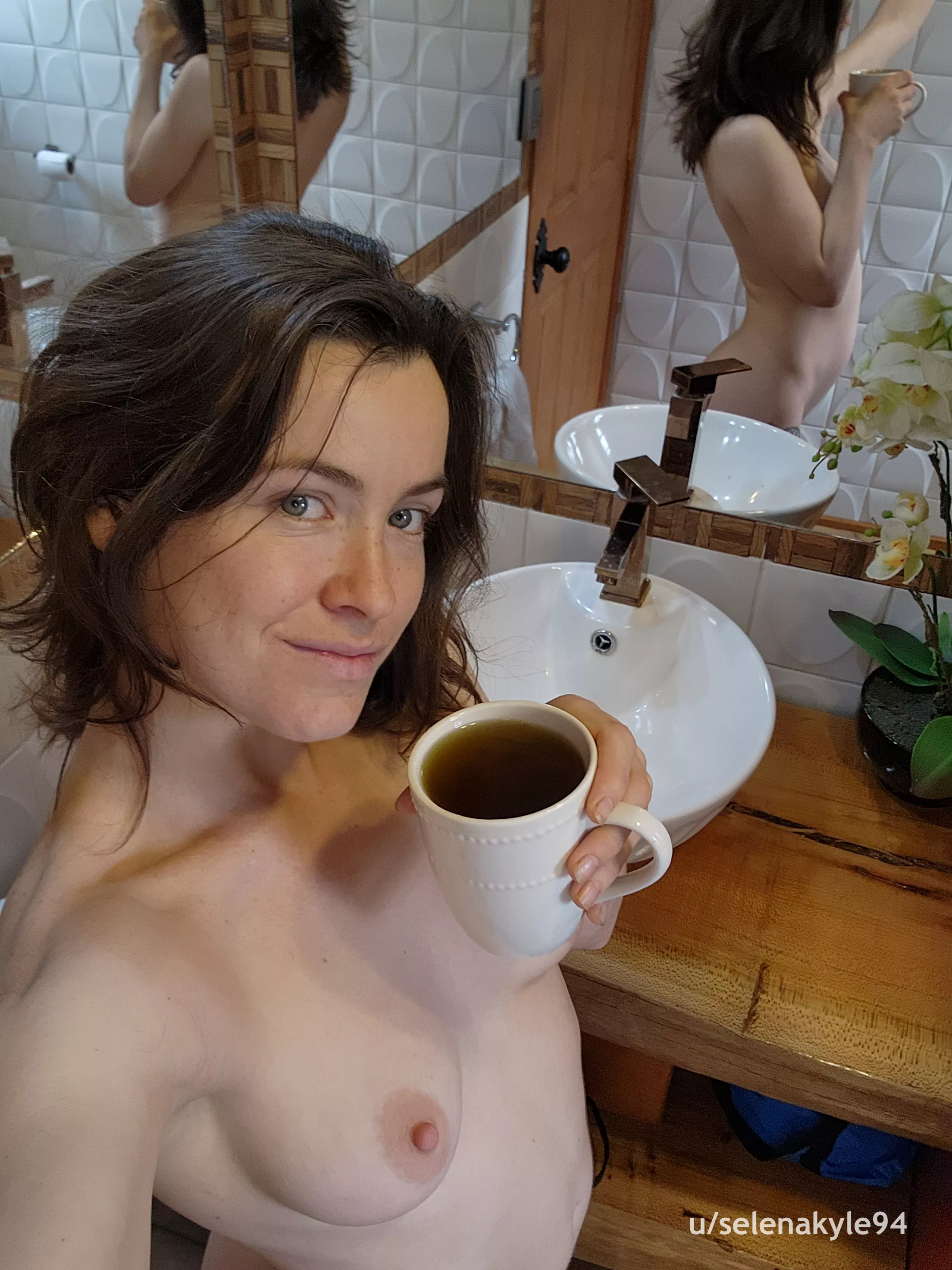 Start the Day with a Hot Coffee and a Warm Body posted by SelenaKyle94