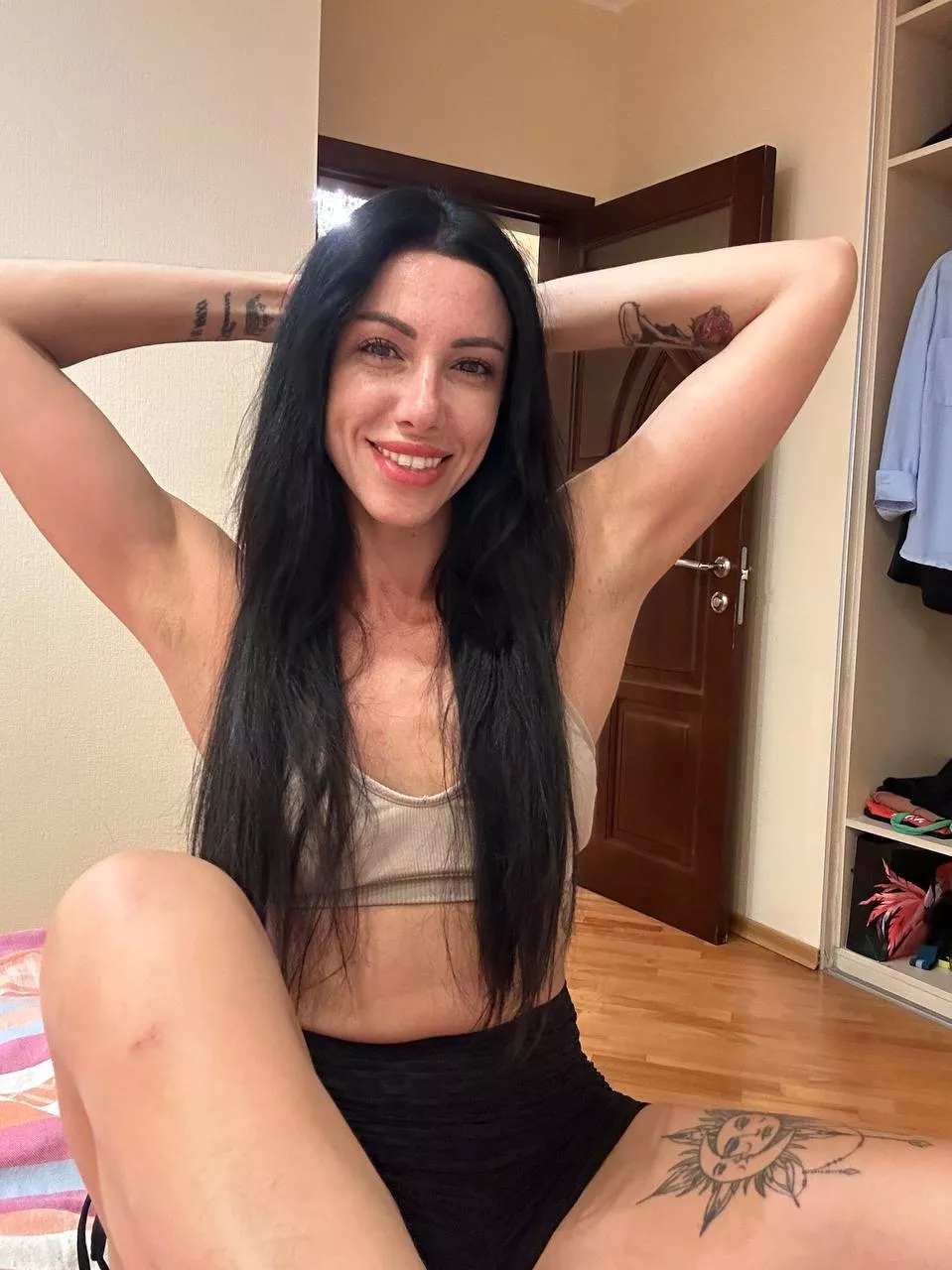 this is how I sit after work posted by VickyIsaBella