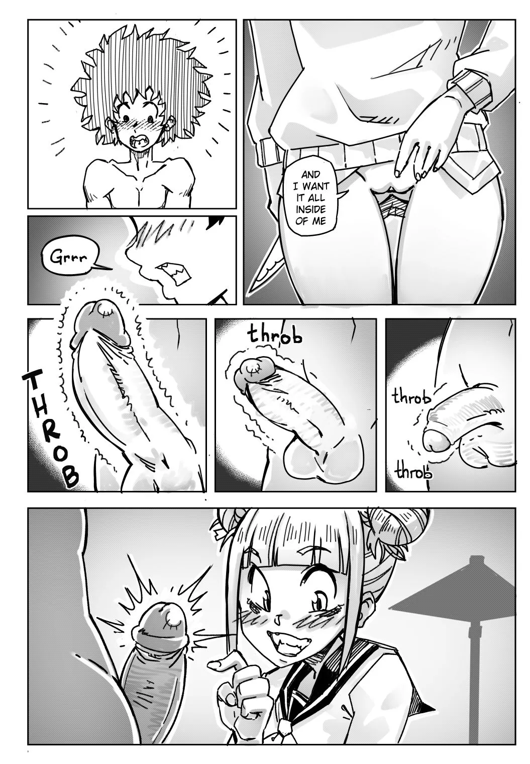 Toga finally gets what she wants from Deku... (Ongoing comic Pregnant Hero Academia by Mabeelz) posted by karenwindsor2