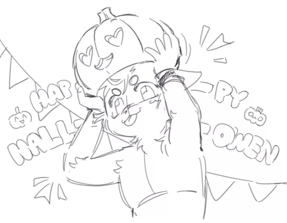 your opinions about this as a future halloween ych? =^ᴥ^= posted by kamysh_meow