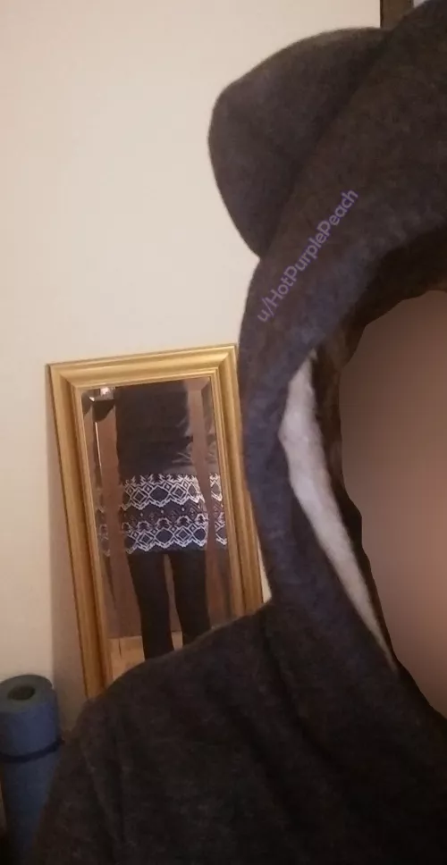 A funky skirt + hoodie combo. Ears automatically give me +10 on cuteness by HotPurplePeach