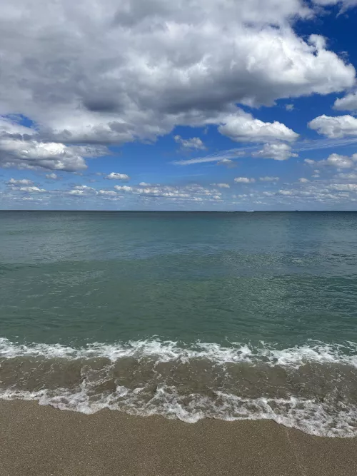 Beach near my house today by CappuccinoCloud