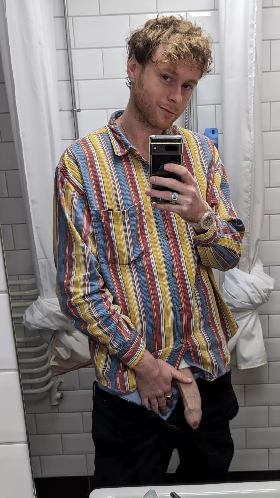 Hanging out in the work toilets waiting for you posted by boy4the