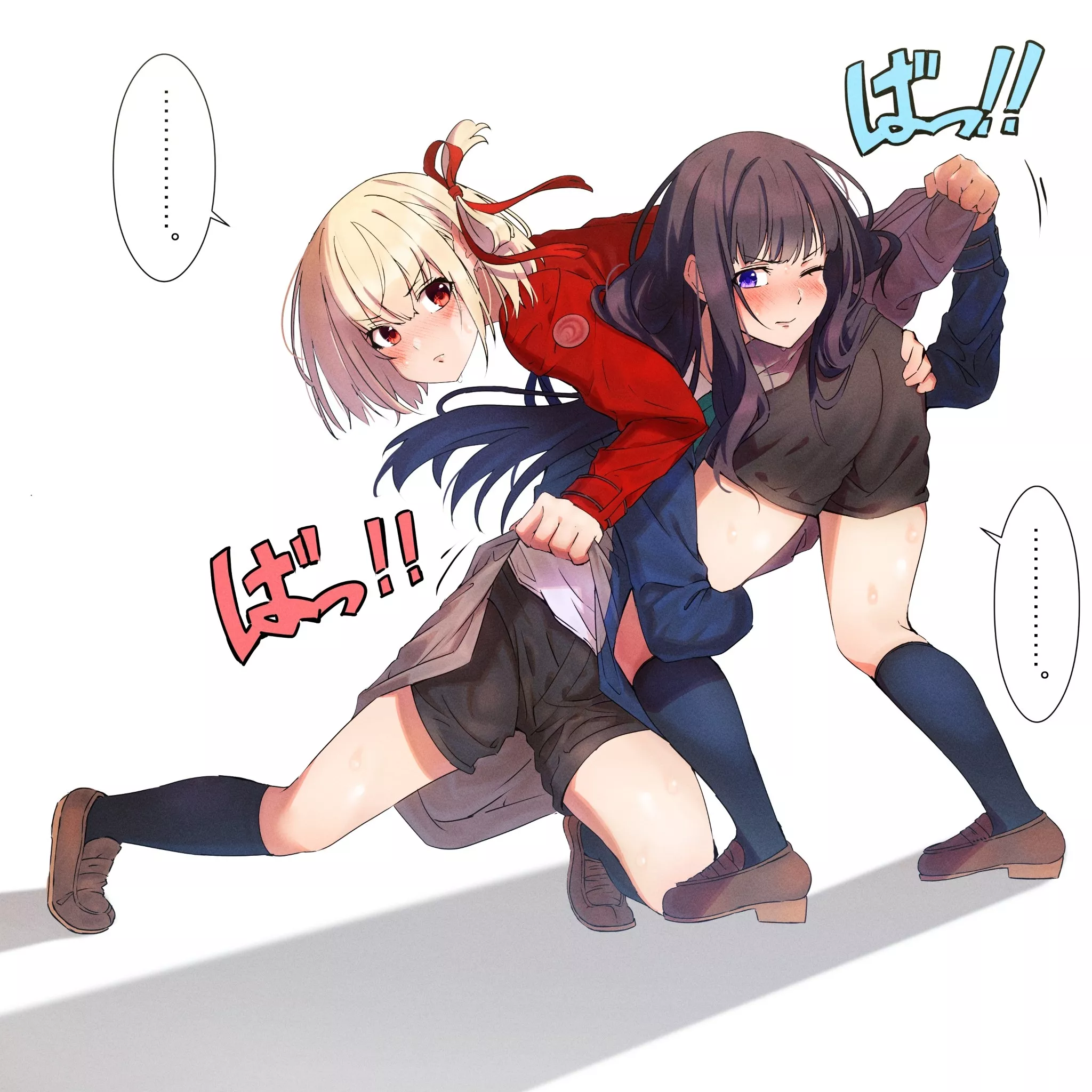 Horsing around (By cruzango0510) [Lycoris Recoil] posted by queshu22