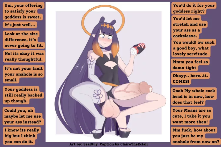 Insufficient offering (Art by SealGuy) by ClaireTheEclair