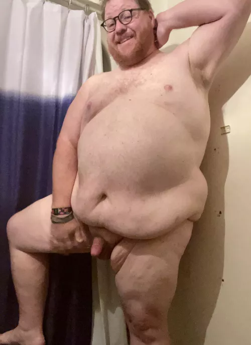 Just getting a leg up on the day by Bearded-Squishmallow