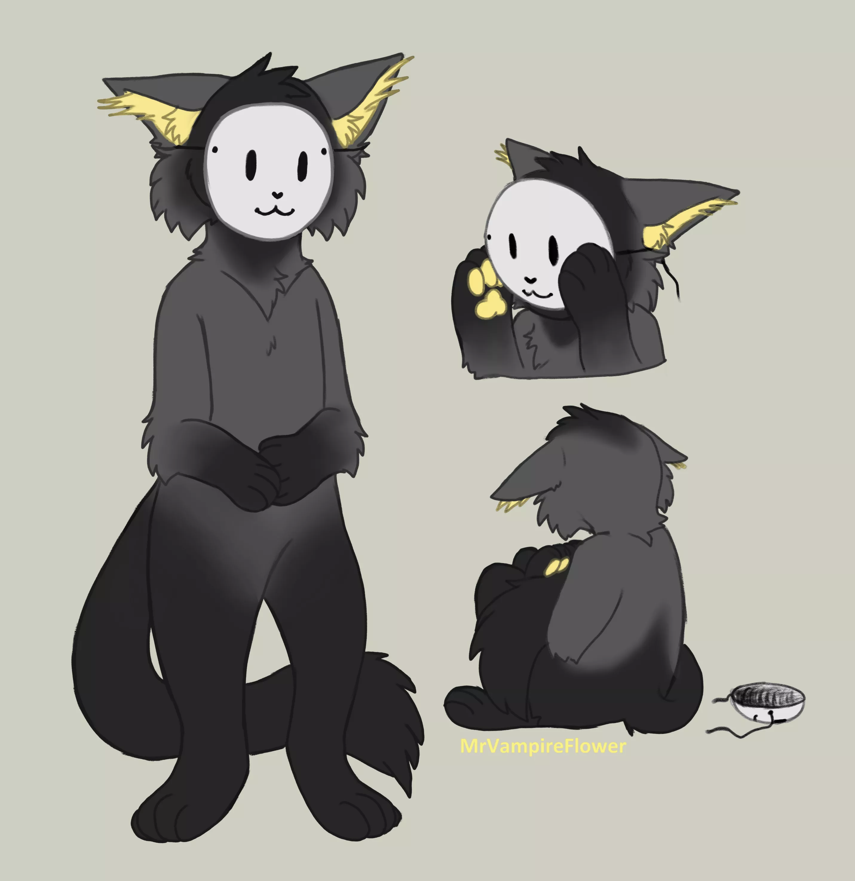 Masking - Art by MVF (me) posted by VampireFlowerArts