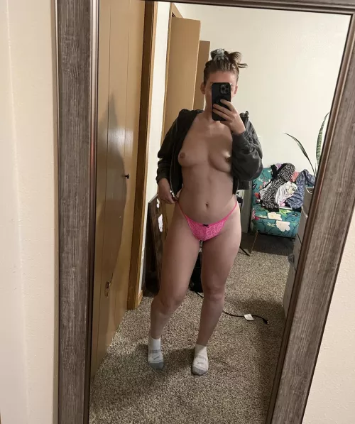 Mommy in hot pink thong by adorablelilli