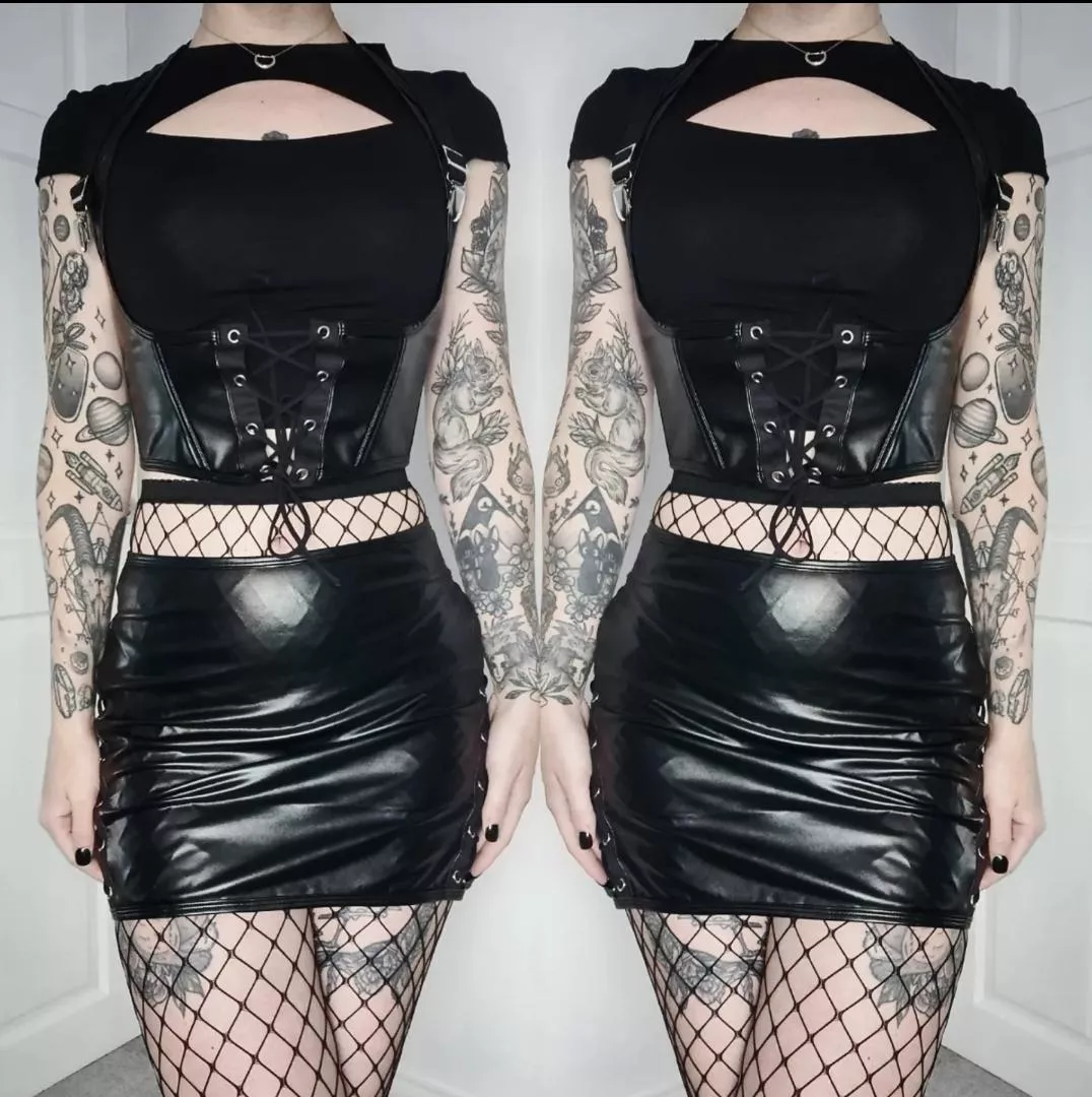 My next gig outfit 🖤🖤 posted by rosemoonxoxo