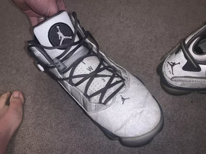 New to my items store, my dirty and used Jordans that I wear almost daily! Wanna smell my feet? Now is your chance! Click the link in the comments to get them🖤 by PaytonTallSlim