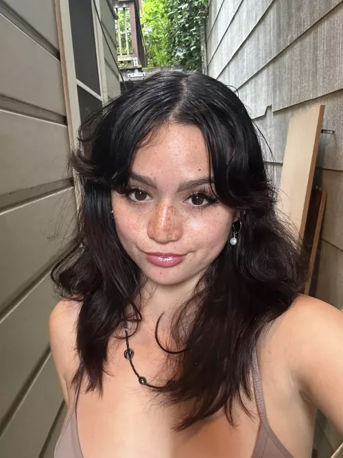 No make up, just my natural freckles by NumerousMutation