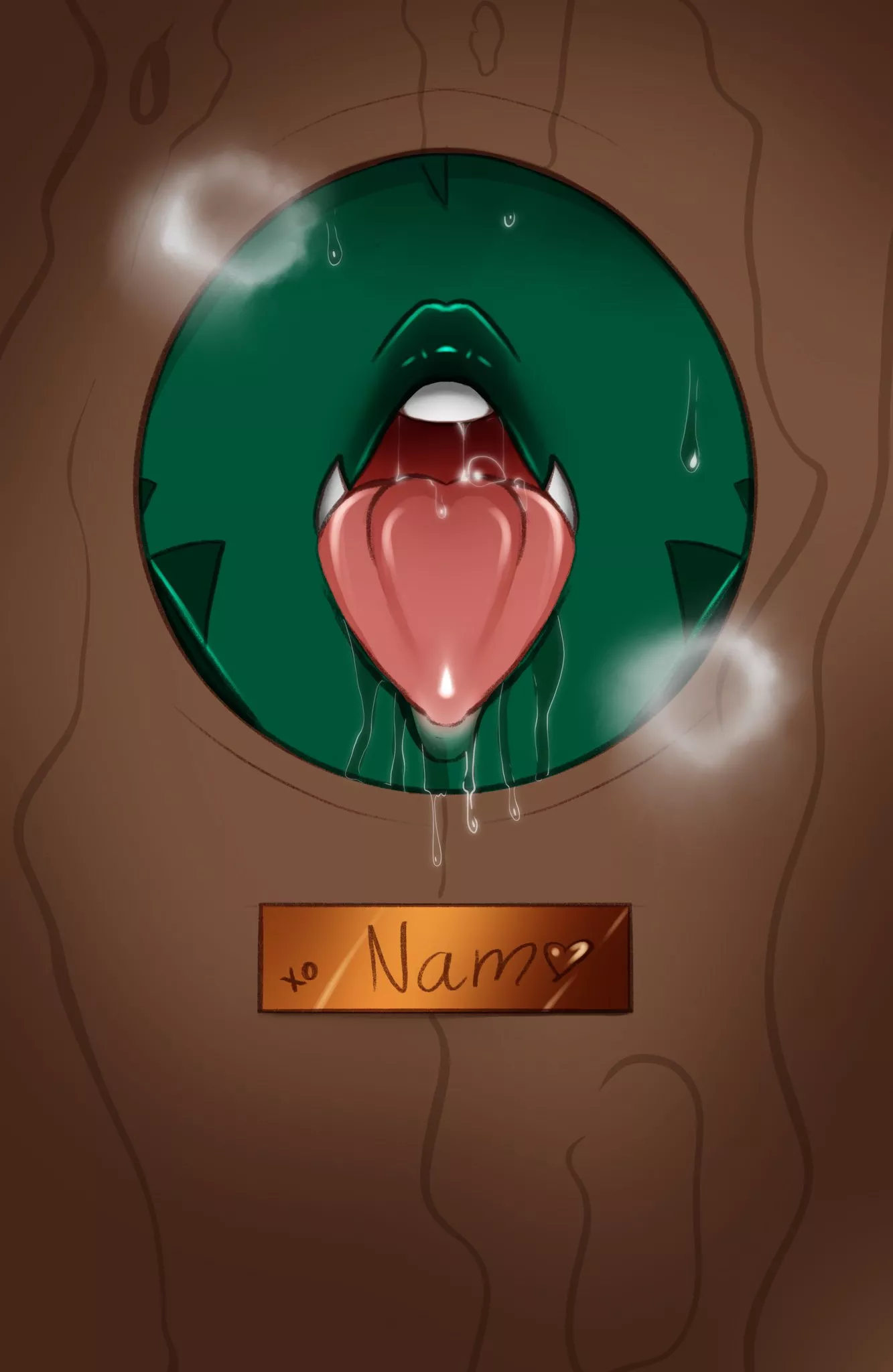 Orc Gloryhole (NamValchyria on Twitter) posted by VampyreKiller77