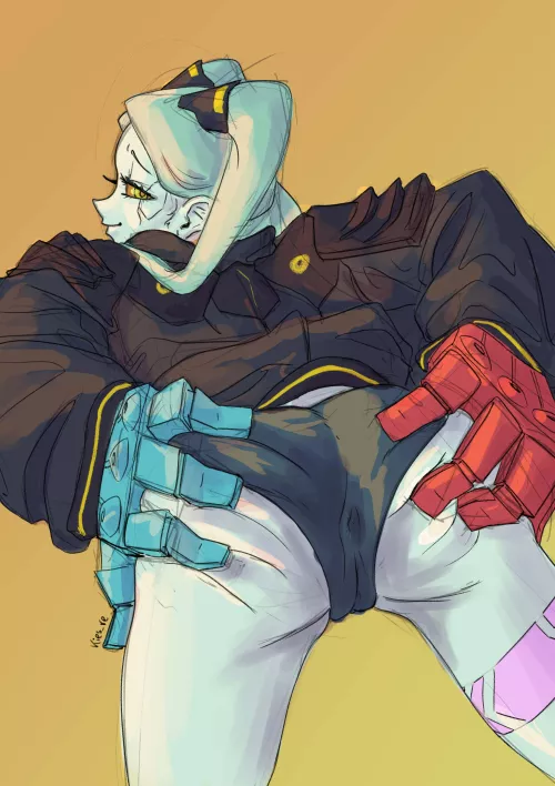 Rebecca's ass (kies_art) by quiescis18