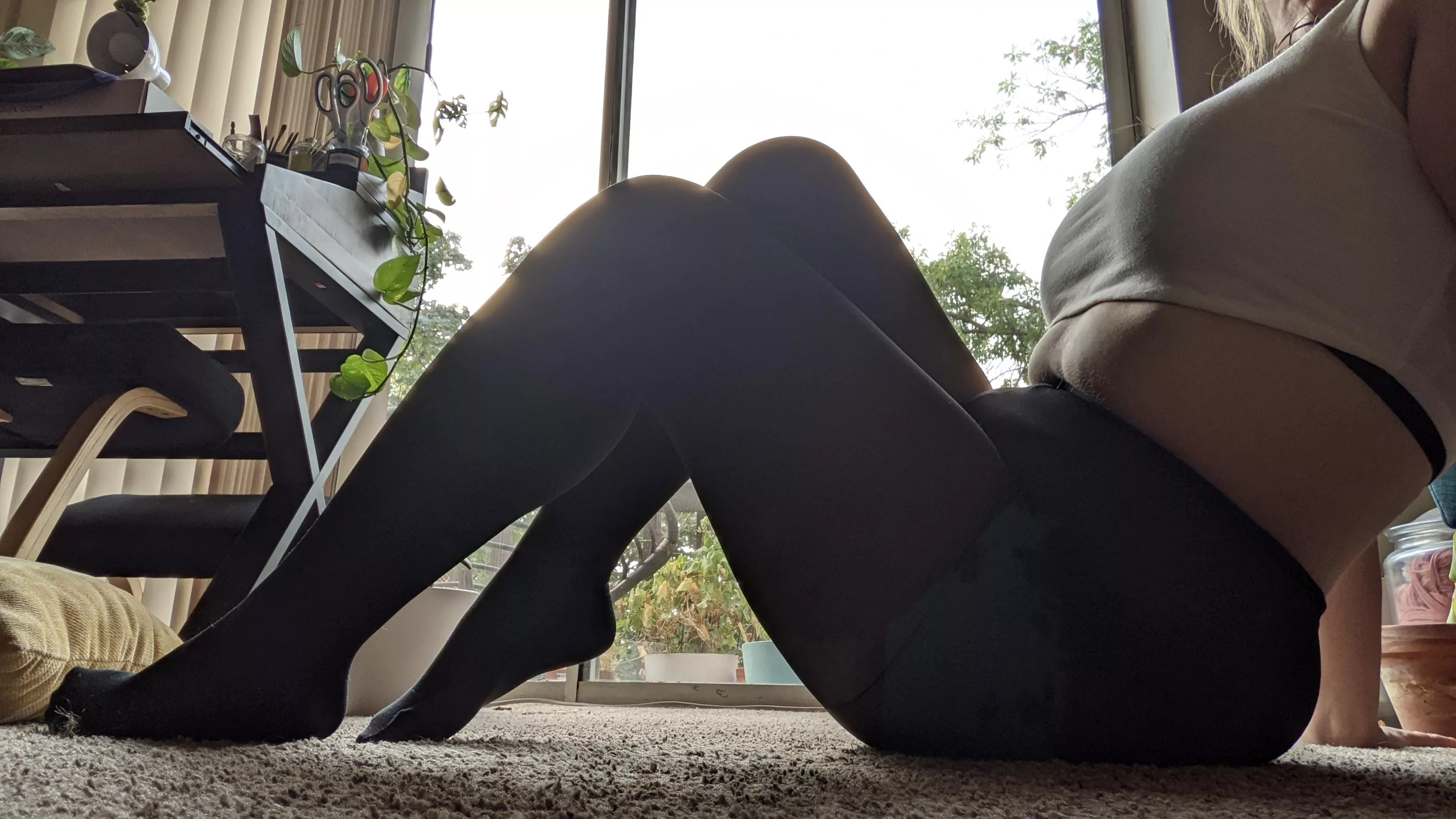 Tights and tank top posted by PennySavour