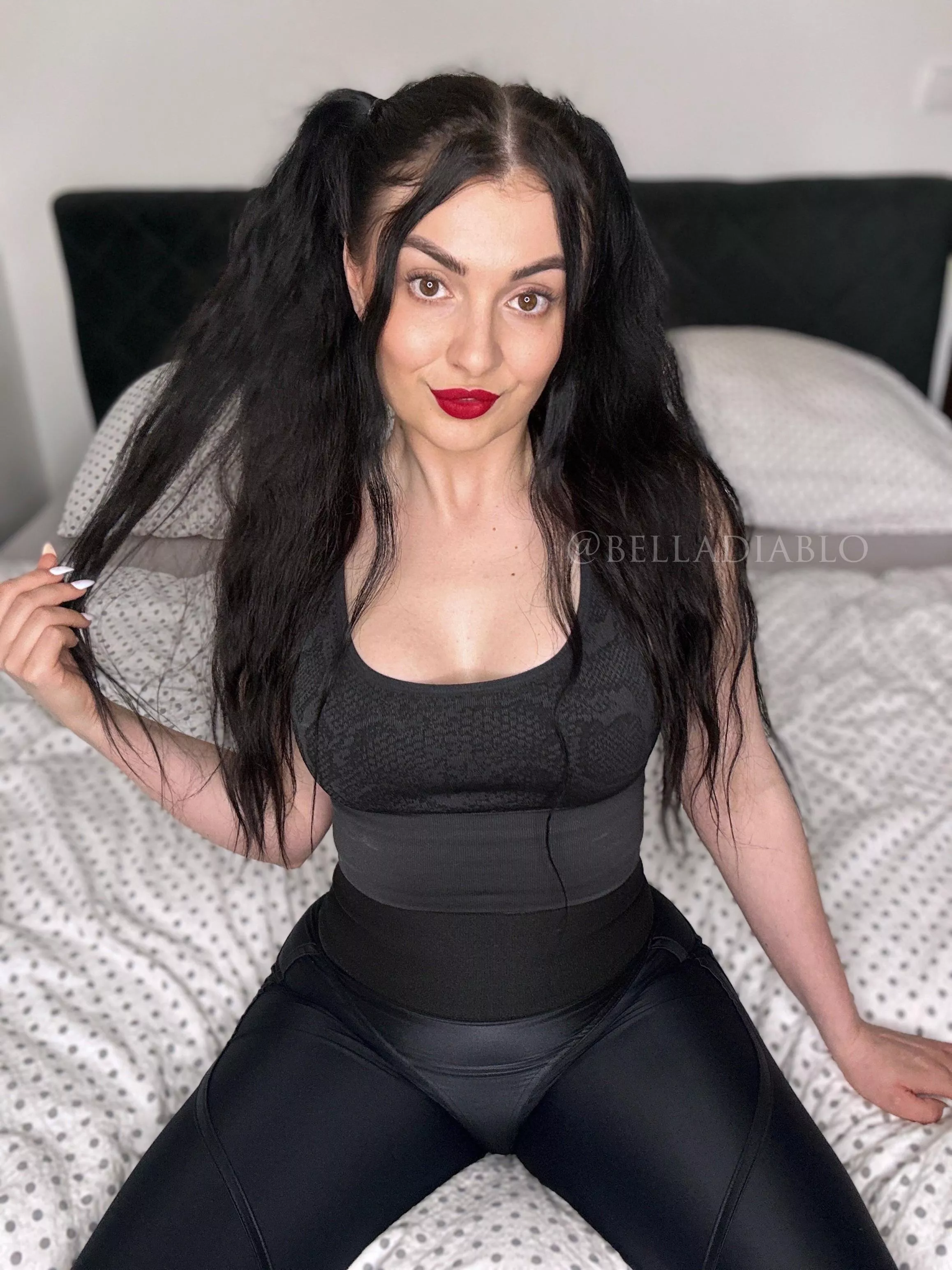 Two ponytails are better than one, agree posted by BellaDiablo