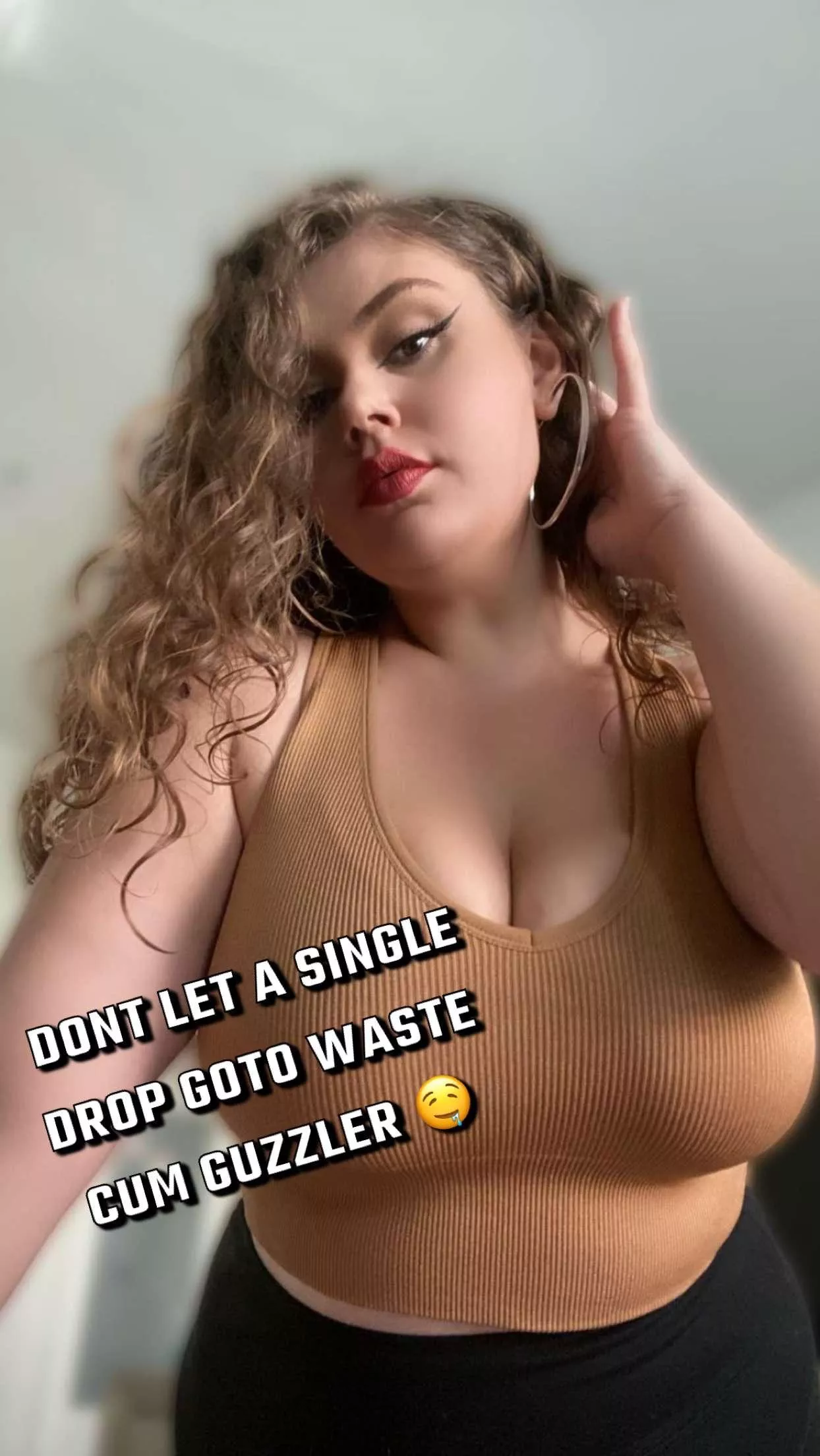 We Aren’t Gonna Let A Single Drop Goto Waste, Isn’t That Right Cumslut? posted by Goddess_T-F