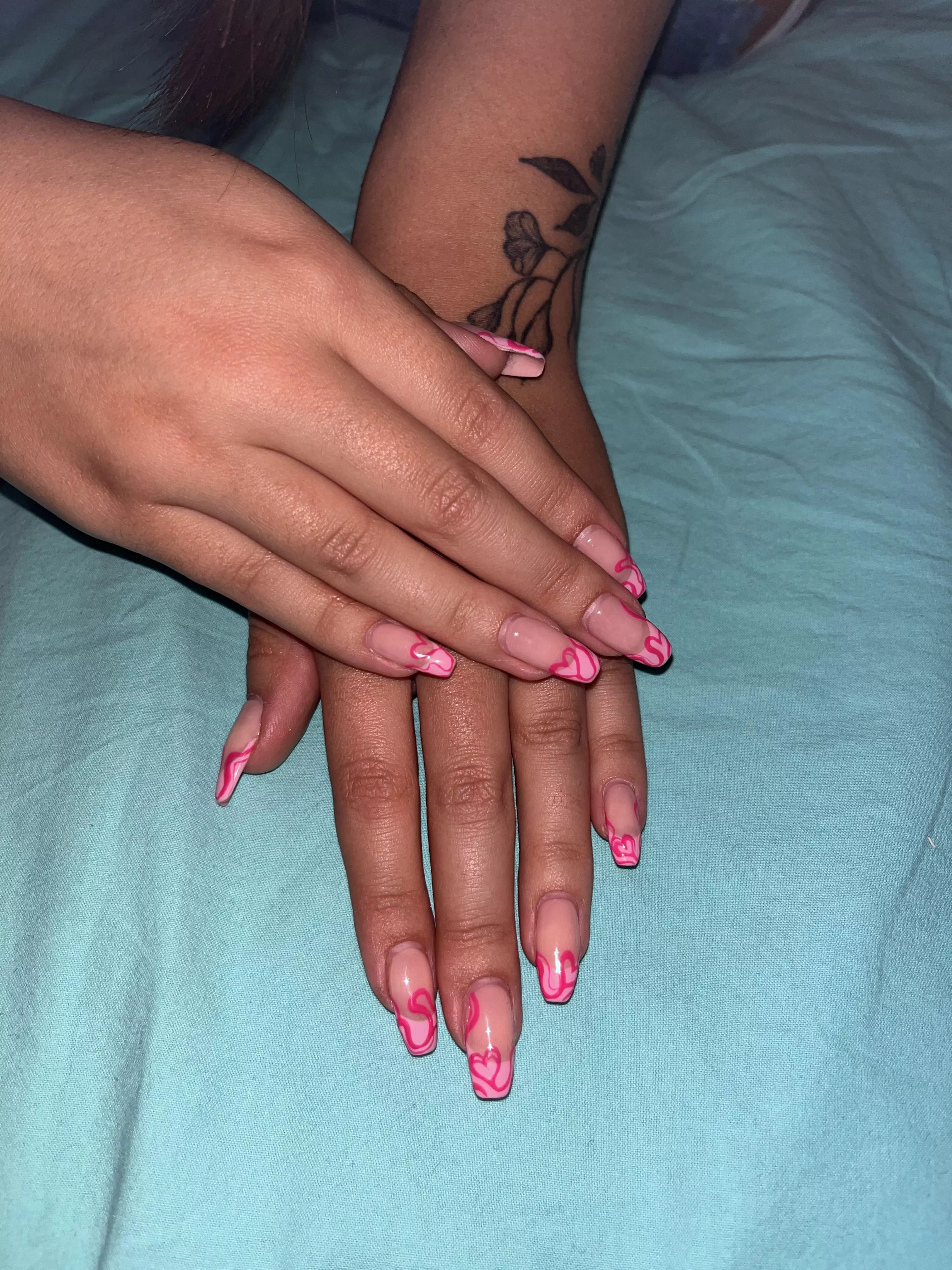 what do these nails tell you about me? posted by hugdiligence