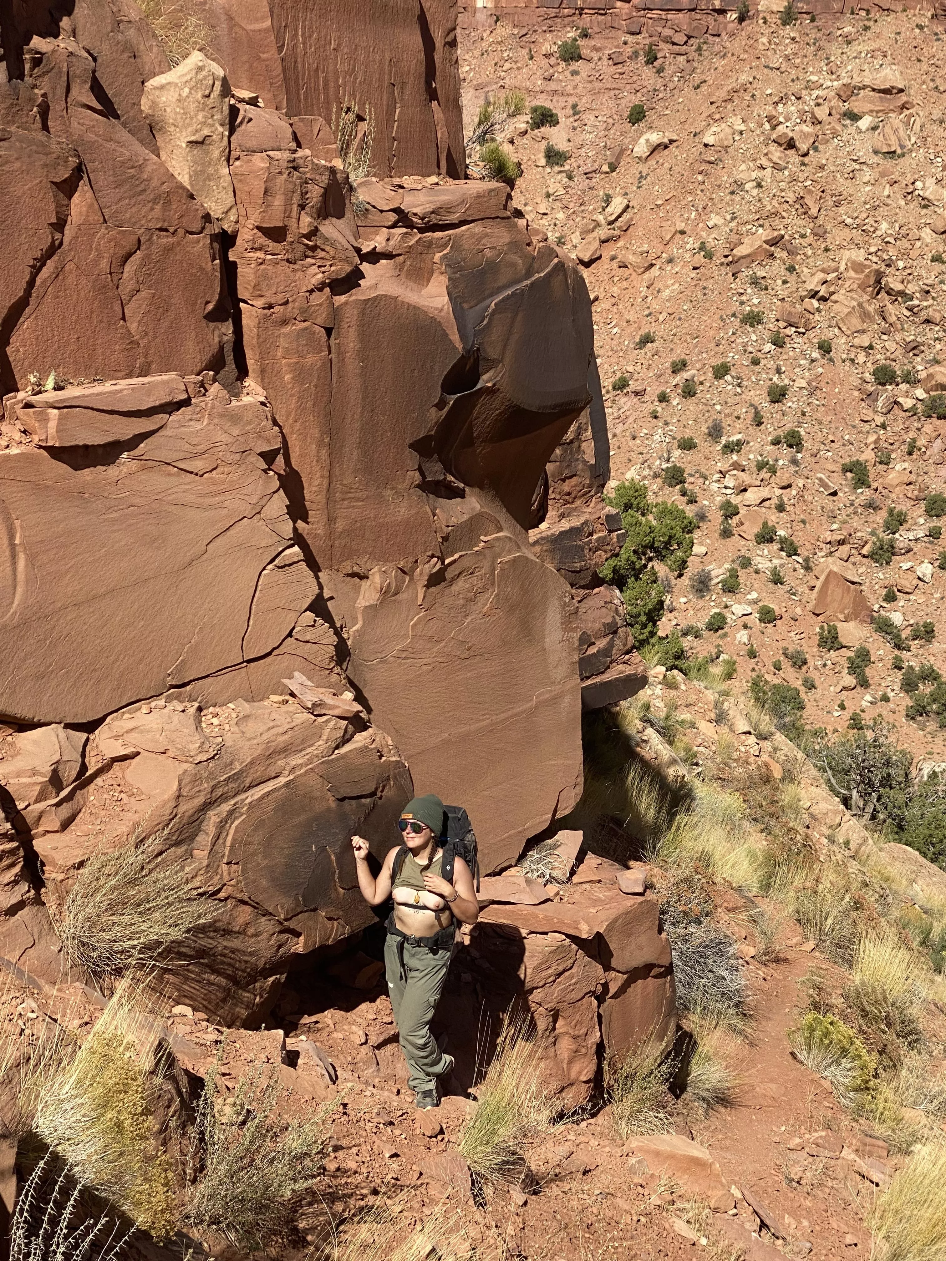 What would you do if you found me like this on the trail on the way to the crag? 👀 posted by justanotherdirtbag78