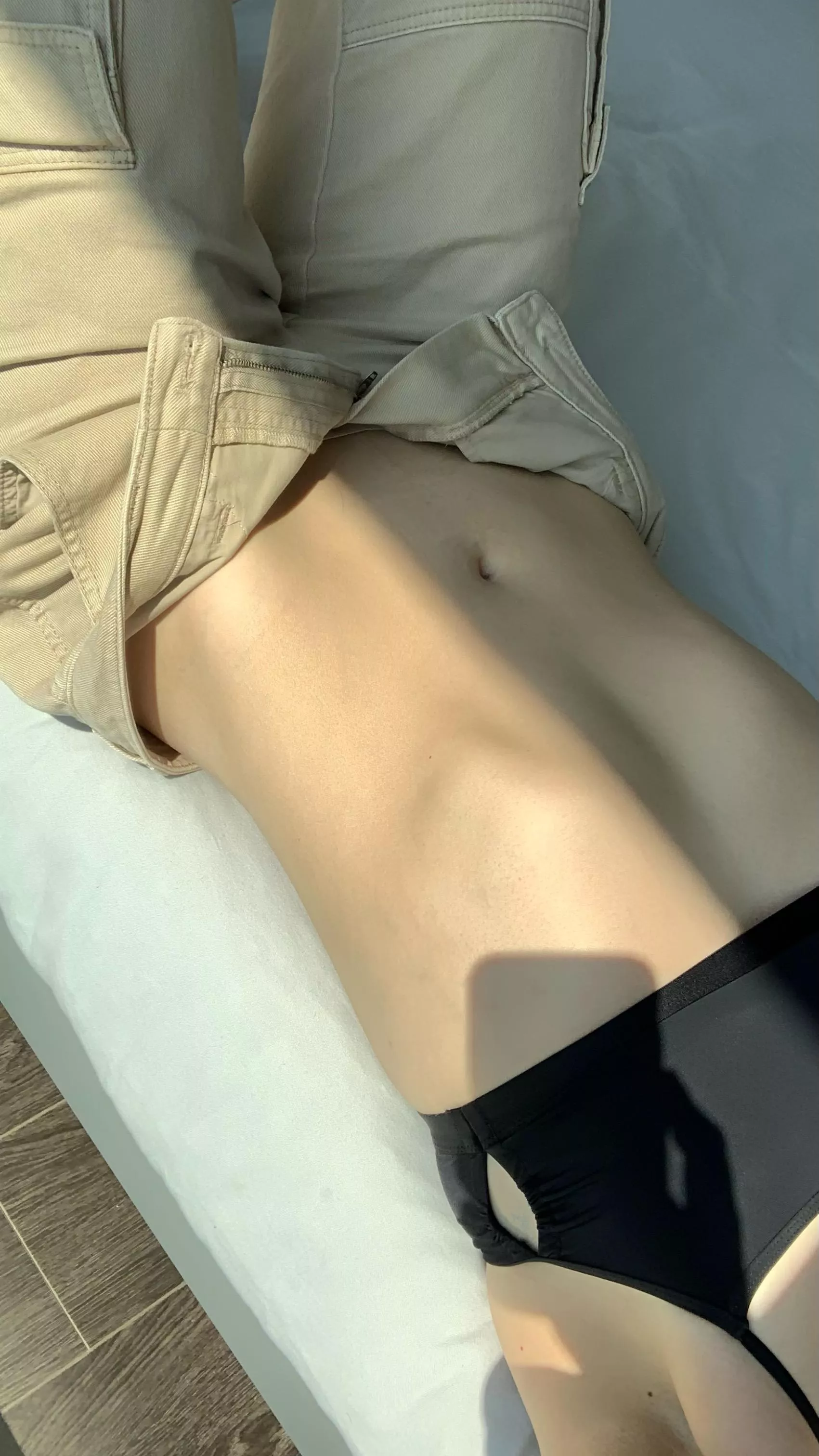 would you lay in bed with me all day? posted by Heidi-Hotte